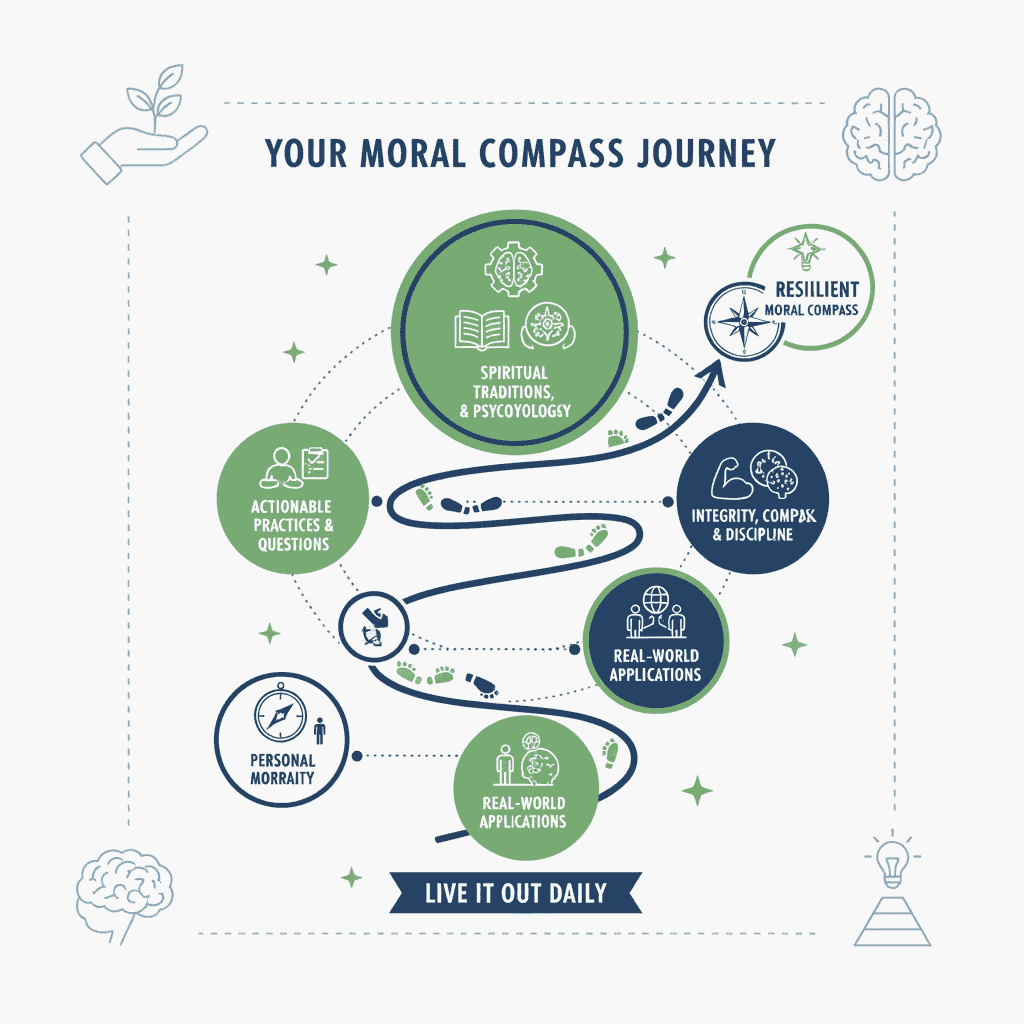 Build your resilient moral compass and elevate your consciousness. This comprehensive guide from Morality and Spirituality offers step-by-step guidance on blending ethics, spirituality, and mindful living for a truly purposeful life.